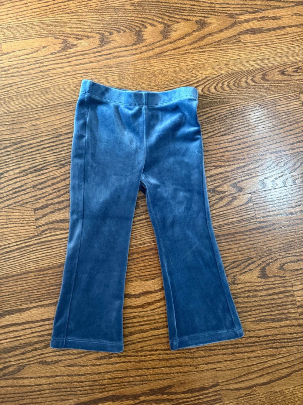 Tea Collection Kids Blue Velvet Flare Pants